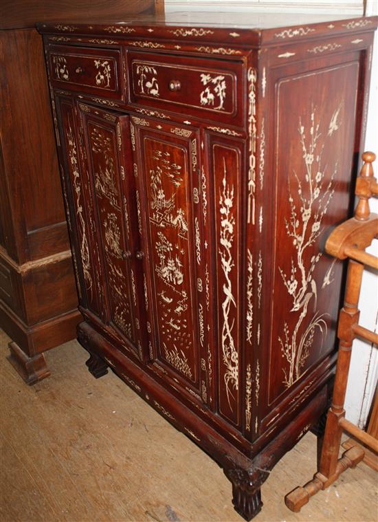 Chinese inlaid  cabinet